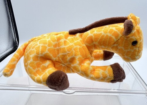 TY Beanie Baby TWIGS the Giraffe 7 inch with original tags Stuffed Animal 1995 - Picture 8 of 14