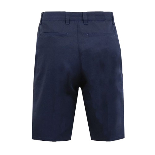 Chino Kleid Shorts Herren Uniform Köper FLEX STRETCH flache vorne versteckte Rückseite Taschen - Bild 8 von 11