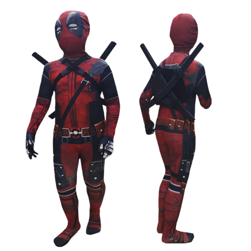 Kids Deadpool Costume for Boys with Accessories Deadpool Boy Costume for Kid
