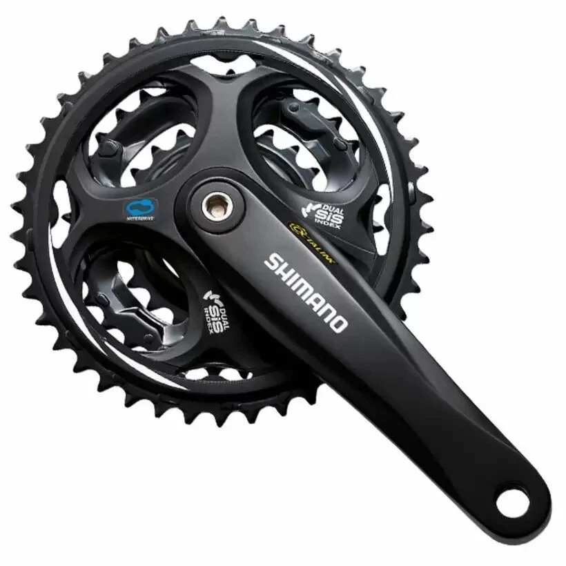 Guarnitura MTB 9V 24/34/42 Denti X Pedivella In Acciaio 170mm Nero Guarnitura MTB 9V 24/34/42 Denti X Pedivella In Acciaio 170mm Nero