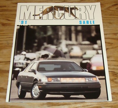 Original 1991 Mercury Sable Sales Brochure 91 GS LS | eBay