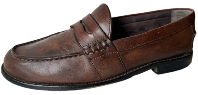 Nunn Bush Men\'s Brown leather Loafers 7.5 Strafford Woven Tassel Loafer Men main image 3
