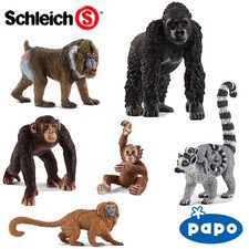 SCHLEICH / PAPO World of Nature PRIMATES Choose from 19 different Apes with Tags