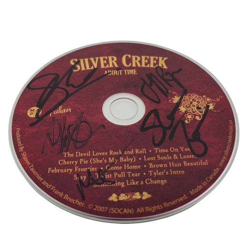 Silver Creek - About Time CD SIGNED! 2007 Canada Import Digipak VERY GOOD - Picture 3 of 4