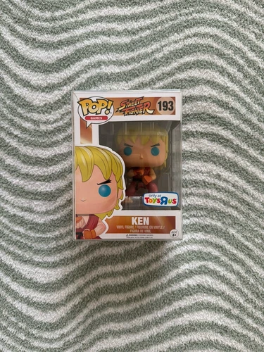Funko POP! Games: Street Fighter #193 Ken ToysRus Exclusive w/Protector Vaulted
