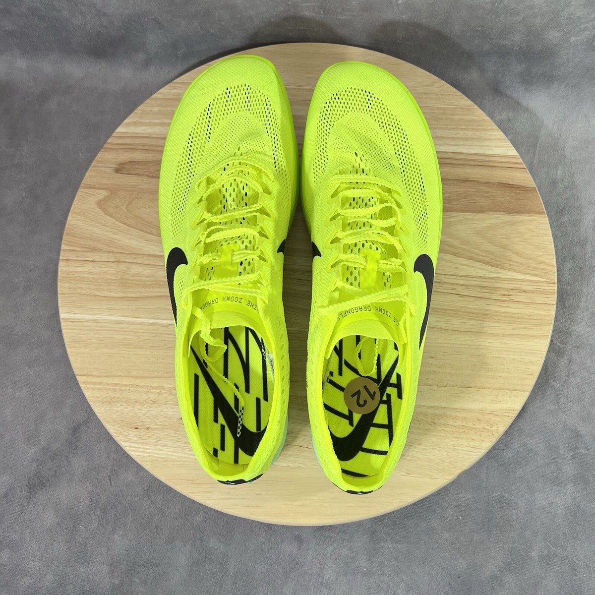 NIKE ZoomX スパイクシューズ 蛍光イエロー Nike ZoomX Dragonfly Mens 12 Yellow Track & Field Volt
