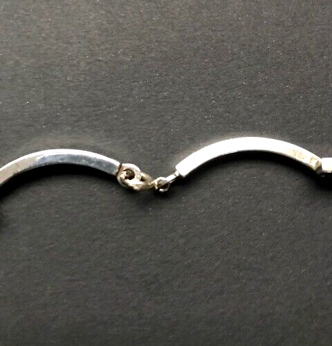 O.P. Orlandini Uno A Erre 925 Silver Necklace Italy - Picture 4 of 8