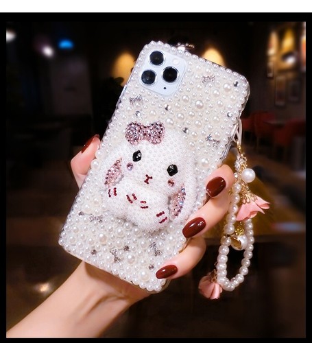 Pour iPhone 16 Plus Coque Paillettes Luxe Diamant Strass 3D pour Femme Fille - Photo 8 sur 50
