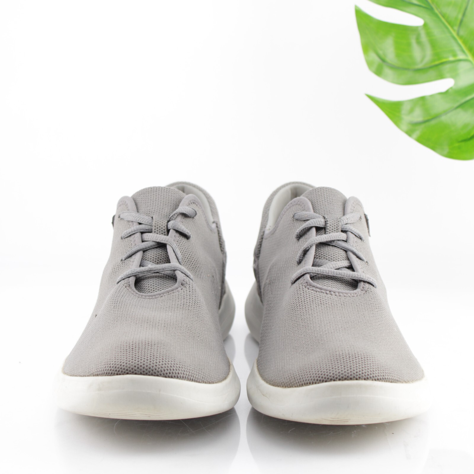 SAOLA Scarpe casual Kizik uomo Madrid sneaker taglia 12 grigie eco maglia mani libere stringate