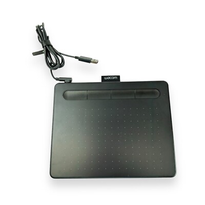 Wacom Intuos Graphics Drawing Tablet Black Small CTL4100 No Pen