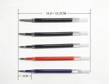 11cm long mechanical Ballpen Refill 0.5mm 0.7mm tip Stainless steel nib