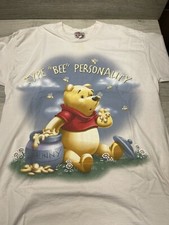 Vintage 1990 s Disney Store T-Shirt Winnie The Pooh Type Bee Personality Tshirt