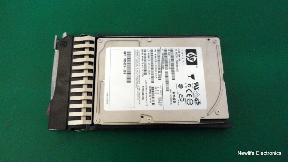 HP DG036A8B53 36GB 10,000 RPM 2.5 in. SAS HDD 375696-001 - Image 3 of 4