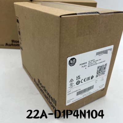 2022 AB 22AD1P4N104 Allen-Bradley 22A-D1P4N104 PowerFlex4 AC Drive NEW Sealed