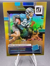 Snoop Conner Jaguars 2022 Donruss Gold Holo Press Proof Premium Rookie