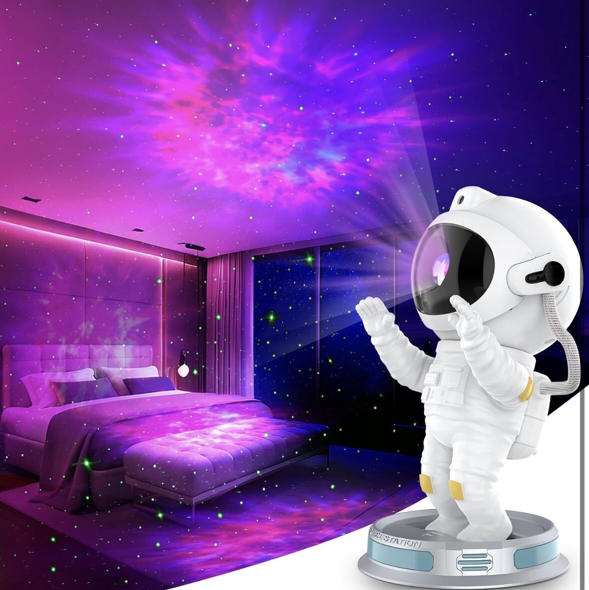 Proiettore Ambient Astronauta: Illuminazione d'Atmosfera Moderna