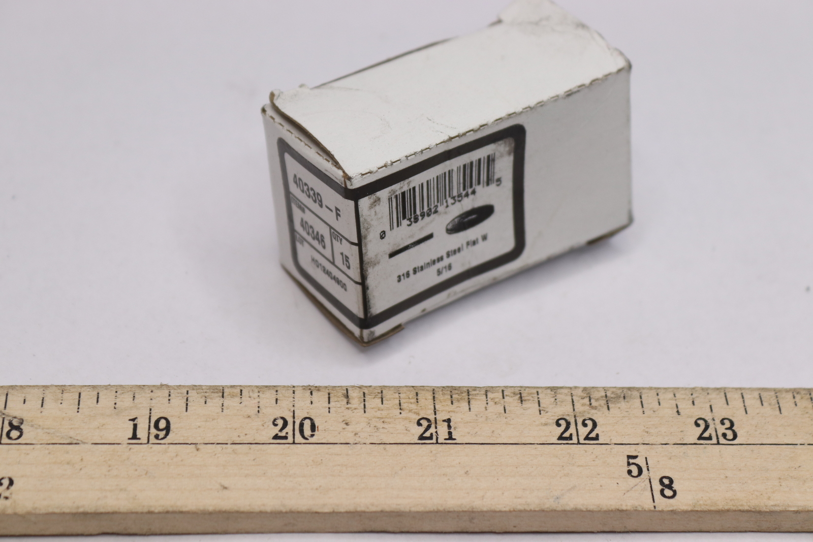 (15Pk) Fastenal Flat Washer 316 Stainless Steel Small OD 5/16" 40346 eBay