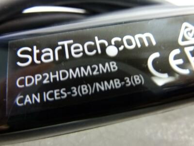 StarTech.com USB-C to HDMI Adapter Cable - 2m (6 ft.) - 4K at 30 Hz CDP2HDMM2MB