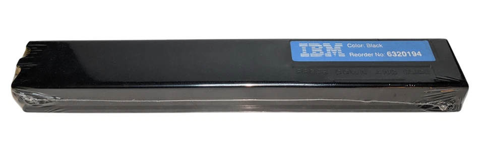 Vintage Genuine IBM 5182 Dot Matrix PRINTER RIBBON Black 6320194 NEW Discontinue - Image 2 of 4