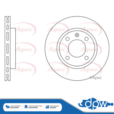 Fits VW Golf Scirocco Polo Seat Ibiza Brake Disc Front DPW 814615301