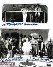 Star Wars Robert Watts and Caroline Blakiston ROTJ Signed 8 x 10 Photo