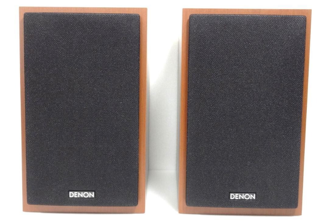 New DENON Book Shelf Speaker SC-M41-CW (1 Pair) (Cherry) Soft Dome