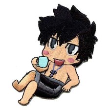 Fairytail Anime Gray Drinking Embroidered Iron On Patch