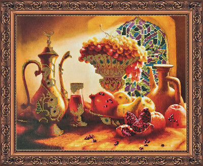 Bead Embroidery Kit ''Arjuna'' size 15.7''x12.6'' / 40.0x32.0 cm