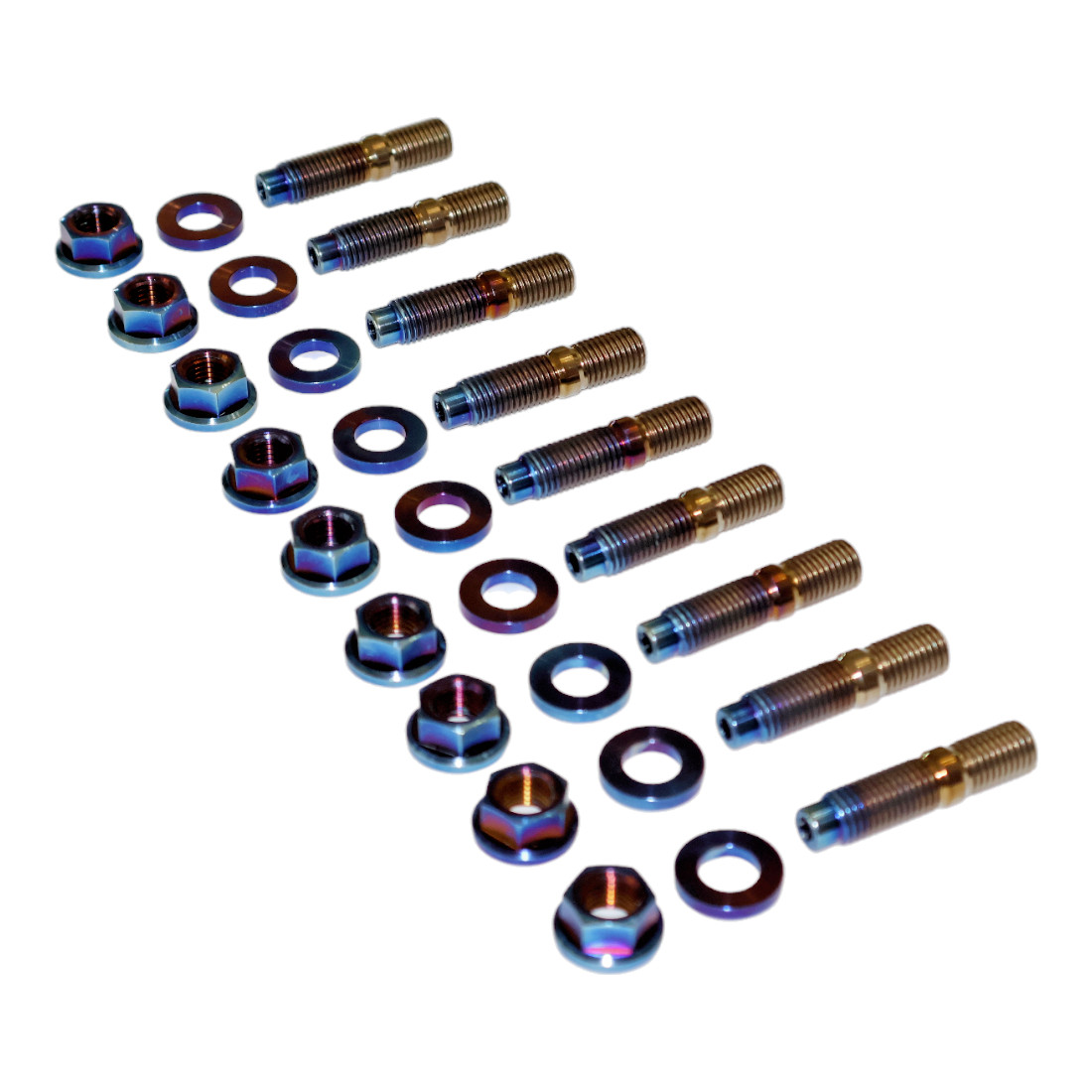 Titanium Exhaust Manifold Studs for Lamborghini Diablo Countach 4.0L V12