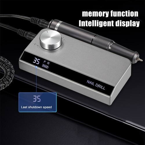 Professional 35000RPM Rechargeable Electric Nail Drill File Manicure Machine NEW - Picture 4 of 47