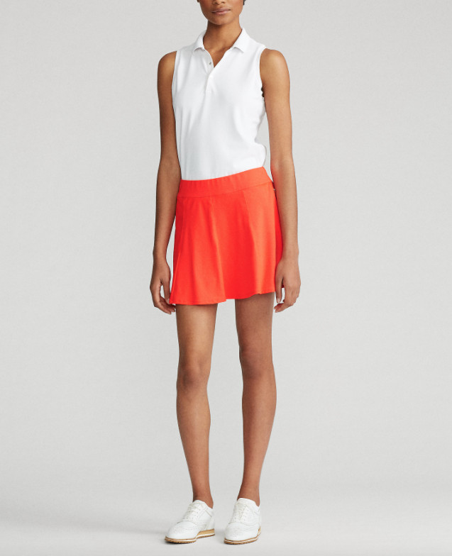 Женские шорты RLX Ralph Lauren Golf Women Blaze Red трапециевидной формы, размер L, цена 148$+НАЛОГ