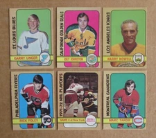 1972-73 OPC HOCKEY CARD SINGLES #1-199 COMPLETE YOUR SET U-PICK UPDATED 11/17