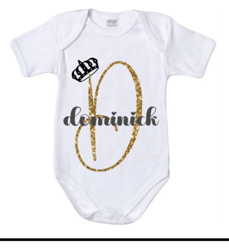Baby Onesie Customized Personalized Baby Infant Newborn Bodysuits for Boys Girls - Picture 4 of 10