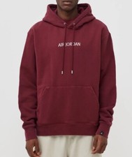 Jordan Essentials Wordmark Hoodie Men s Size L Maroon