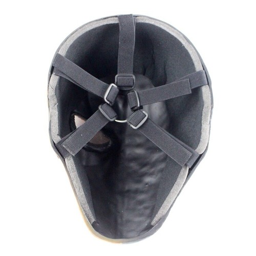 New Version Orange Deathstroke Mask Helmet Arkham Deathstroke Mask Cosplay Props - Picture 5 of 12