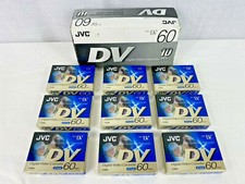 Sealed JVC DVC Digital Video Cassette Tapes Mini DV - DVM60 - Lot of 9 - SEALED
