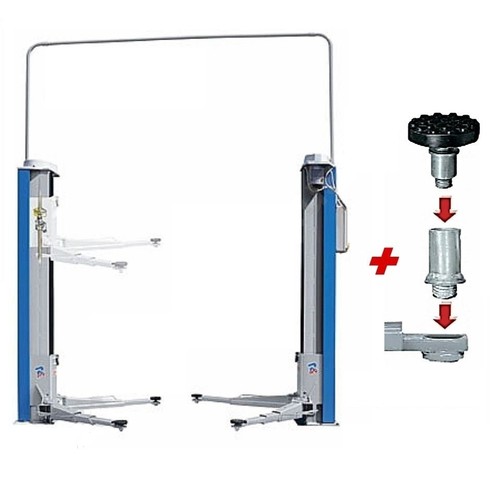 Ravaglioli 2-Säulen Hebebühne RAV KPX337WK - X2 / KPX 337 mit Aufnahmeerhöhung