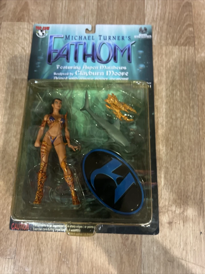 FIGURA DE MICHAEL TURNER'S FATHOM VACA SUPERIOR #CM9001 ¡TODAVÍA NUEVA EN EMBALAJE ORIGINAL! Foto 3 de 4