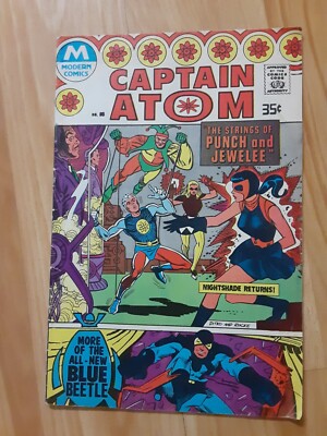 Modern Comics Captain Atom 85 1967 First Punch and Lewelee