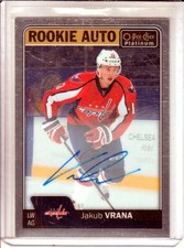 2016-17 O-Pee-Chee Platinum Rookie Autographs Jakub Vrana RC - Washington CAPS