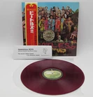 The Beatles Sgt. Pepper's Lonely Hearts Club Band W/Obi Japan Red Vinyl LP S1819