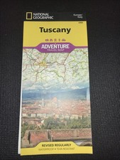 National Geographic Tuscany adventure travel map