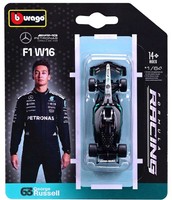 Gadget -D- Bburago: F1 Mercedes-Amg F1 W16 2025 #63 Russell 1:64 Blister Bburago