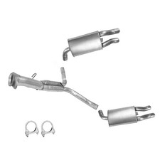 Rear Y Pipe W Dual Muffler System For Chevrolet Corvette 1986 1987 1988 1990 Rear Y Pipe W Dual Muffler System For Chevrolet Corvette 1986 1987 1988 1990