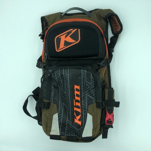Klim Nac Pak Hydration Pack Black Orange Snowmobile Backpack