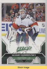 2020-21 Upper Deck MVP Green Script Sergei Bobrovsky #134 READ 00ar
