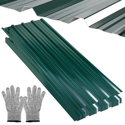 Profilblech Trapezblech DacDYTlech Metall für Dach Wellblechplatten 12~48 Stk