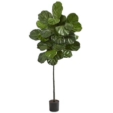 Nearly Natural 5.5-ft Fiddle Leaf Artificial Tree
