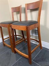 Thos Moser Harpswell Stool - Cherry (Pair)