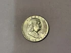 1961 .9 SILVER UNCIRCULATED FRANKLIN HALF DOLLAR!